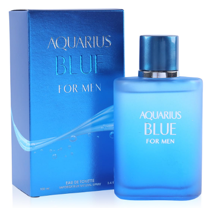 Aqua Blue For Men Eau De Parfum | Long Lasting Fresh Aquatic Woody Luxury Fragrance - Image 2