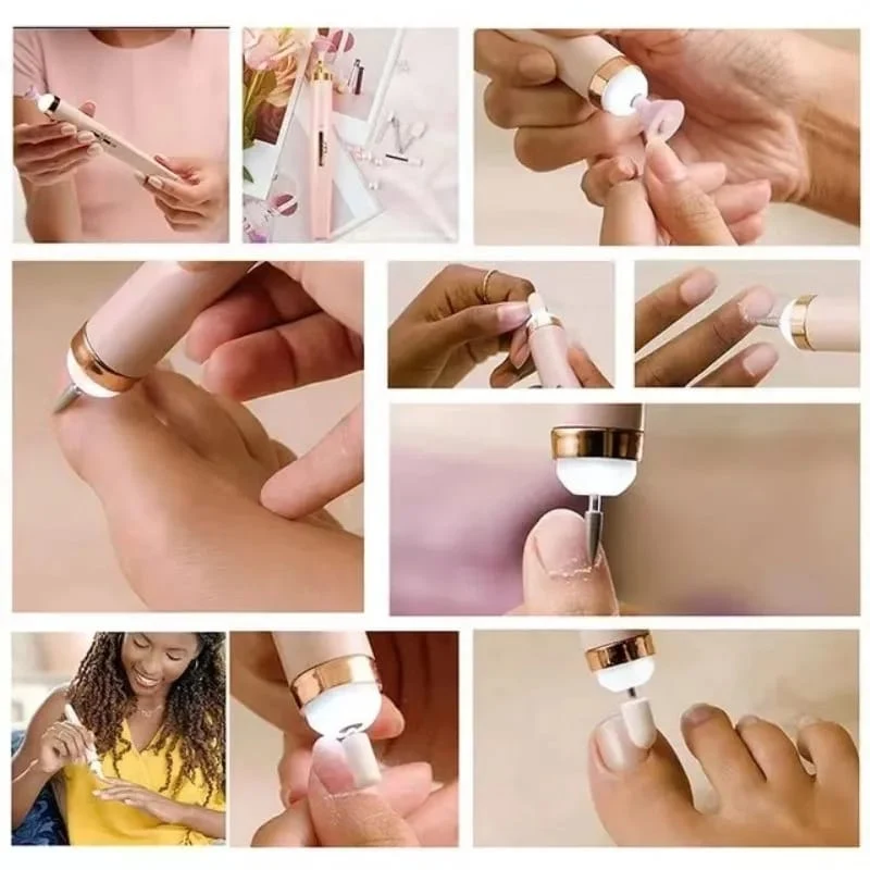 Flawless Salon Nails Kit Electronic Nail File - Image 3