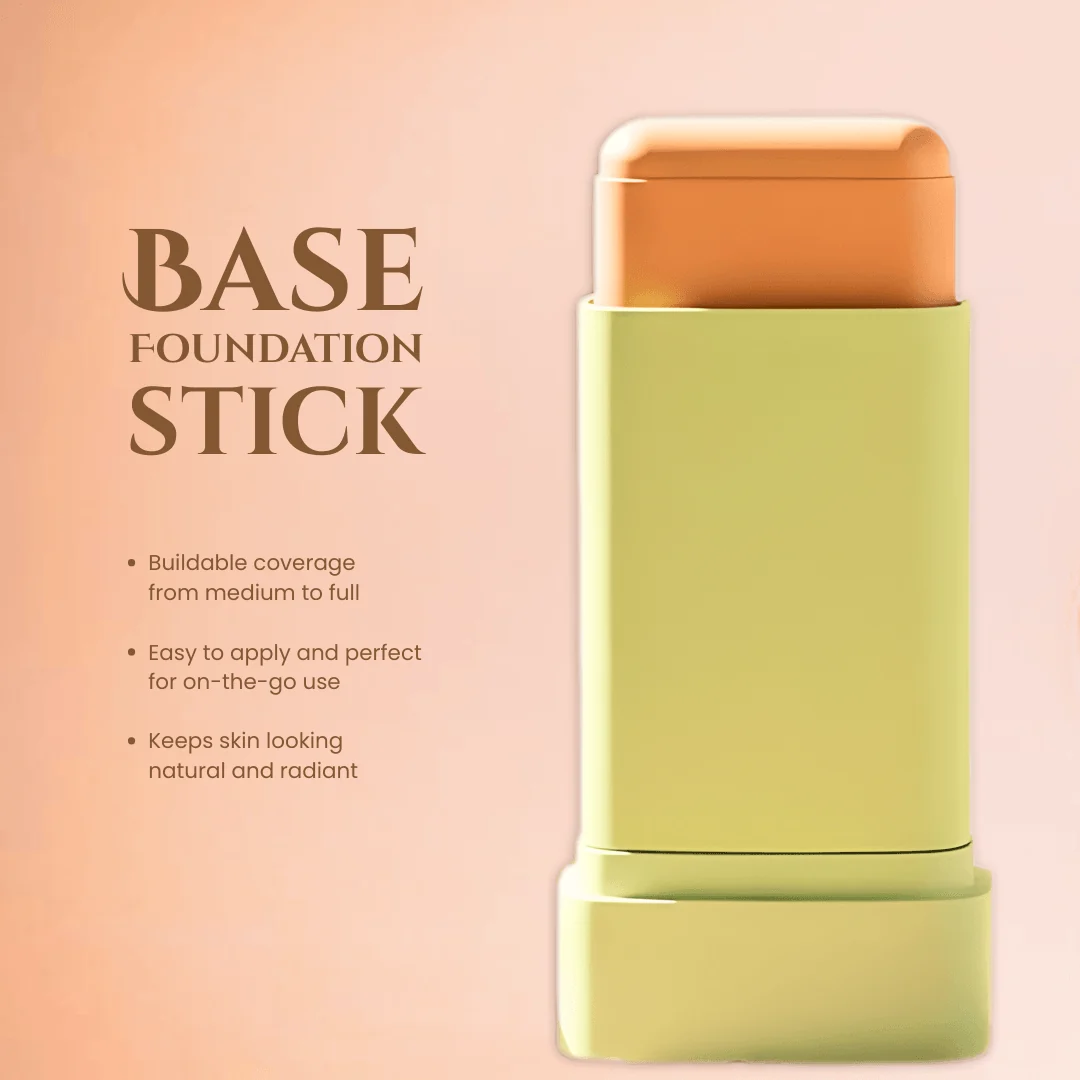 Miss Rose Base Foundation Stick | Full Coverage Cream Foundation Stick for Smooth Matte Finish