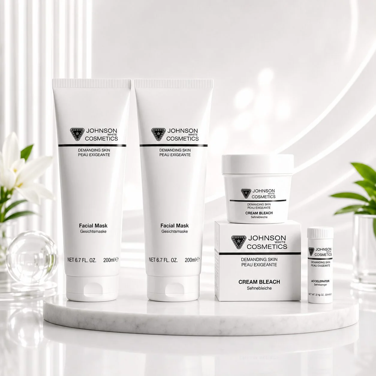 buy 2 Johnson White Masks & Get FREE Bleach Cream (28g)