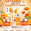 Dr. Rashel Anti-Aging Vitamin C Series Day & Night Creams + Cleanser & Serum (4-in-1 Skincare Set)