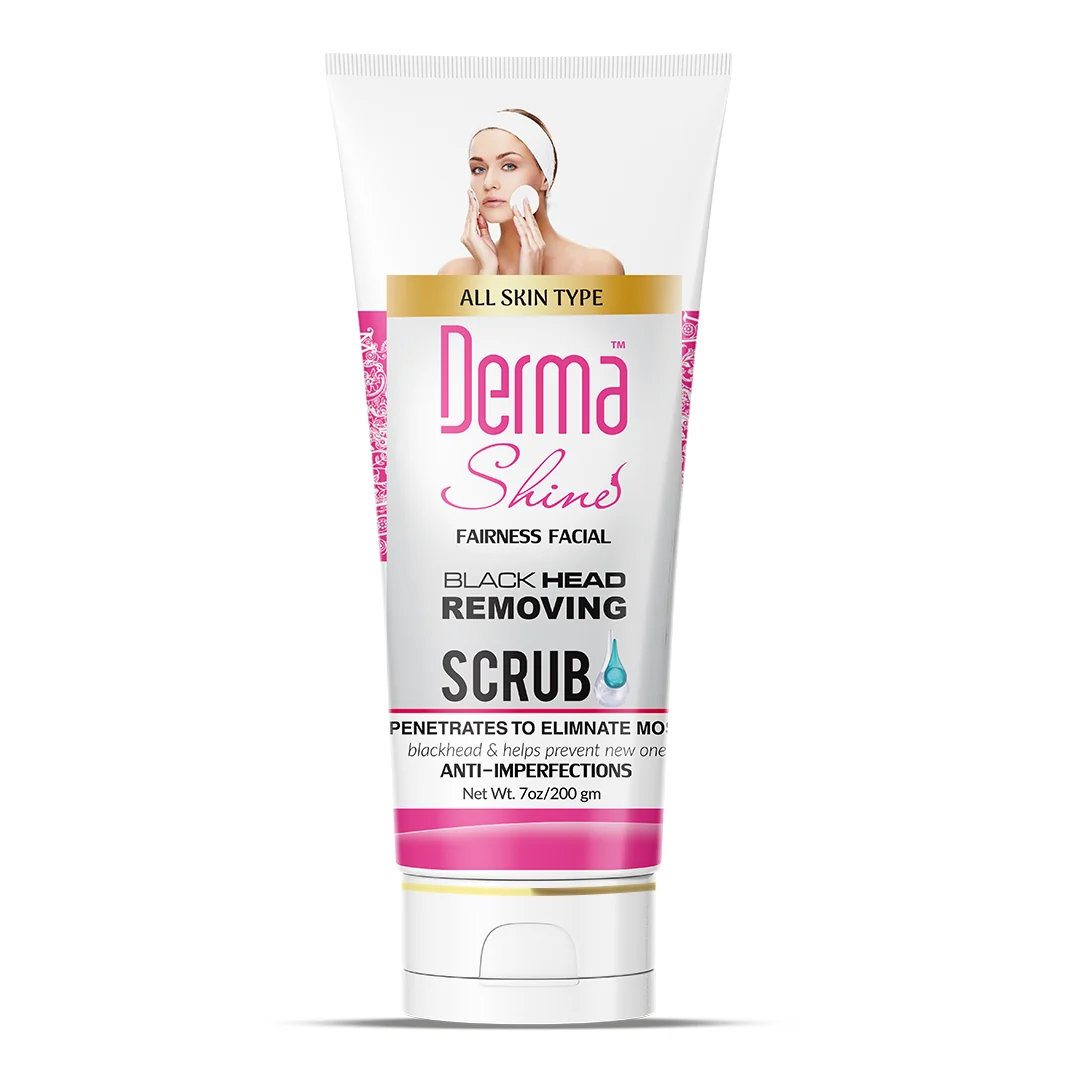 Derma Shine Blackhead Scrub – Deep Cleansing Facial Scrub