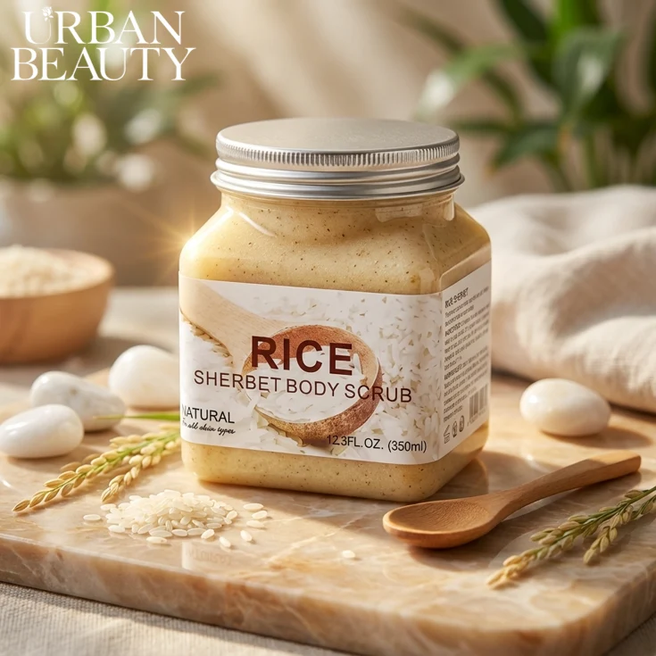 Wokali Rice Body Scrub – Brightening & Exfoliating Body Care
