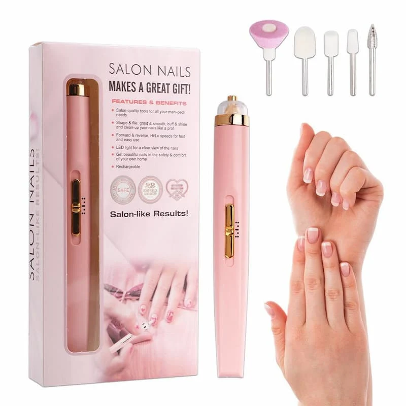 Flawless Salon Nails Kit Electronic Nail File