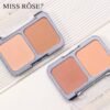Miss Rose 2-in-1 3D Matte Makeup Palette – Concealer, Contour & Compact Powder